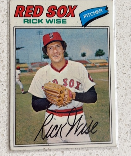 1977 Topps #455 Rick Wise — front