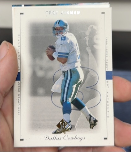 1999 Upper Deck SP Authentic #21 Troy Aikman — front