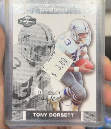 2007 Topps Co-Signers #48 Tony Dorsett — front