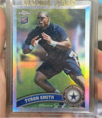2011 Topps Chrome #38 Tyron Smith Rookie Card — front