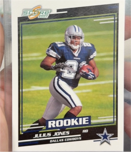 2004 Score #410 Julius Jones — front