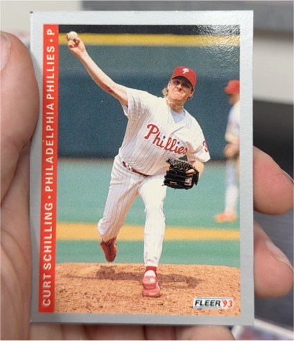 1993 Fleer #108 Curt Schilling — front
