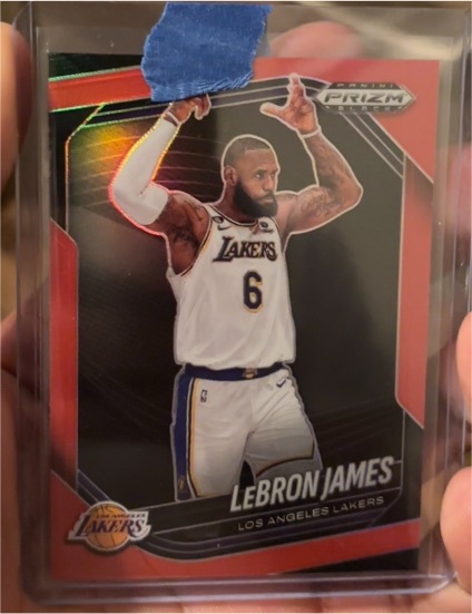 2024-25 Panini Prizm Black #52 LeBron James — front