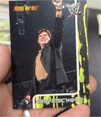 2002 Fleer WWE Royal Rumble #59 Eric Bischoff — front