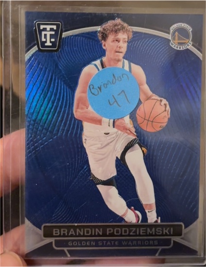 2023-24 Panini Totally Certified Brandin Podziemski — front