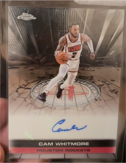2025-26 Topps Chrome #TAU-CW Cam Whitmore — front