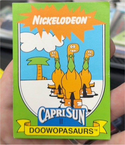 1991 Capri Sun Nickelodeon Doowopasaurs — front
