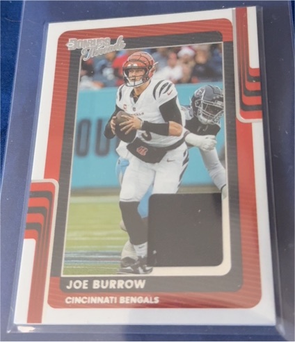 2025 Panini Donruss Threads #DTH-JBW Joe Burrow — front