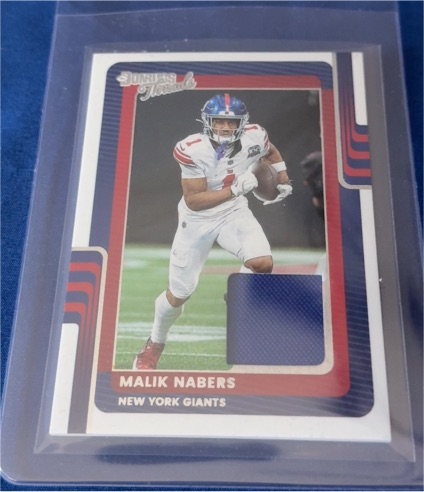 2025 Panini Donruss Threads #DTH-MNS Malik Nabers — front