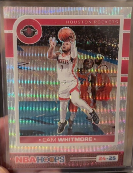 2024-25 Panini NBA Hoops #24-25 Cam Whitmore — front