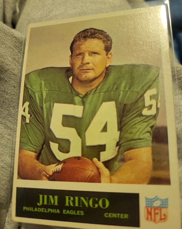 1965 Philadelphia #138 Jim Ringo — front
