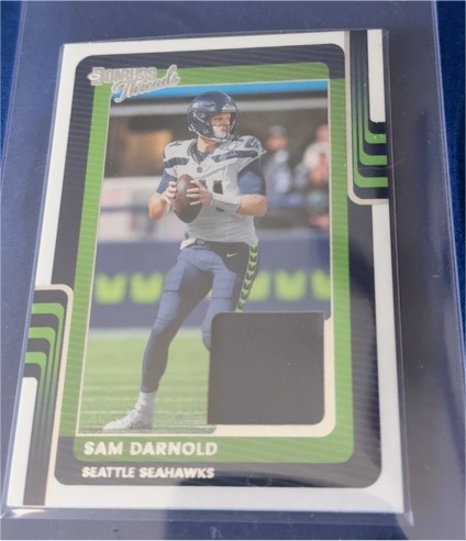 2025 Panini Donruss Threads #DTH-SDD Sam Darnold — front