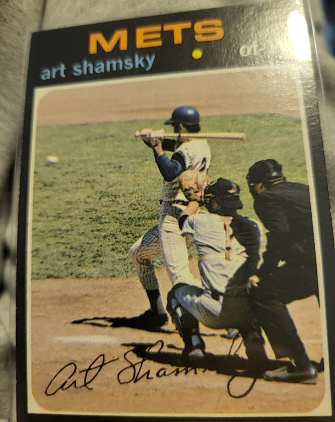 1971 Topps #445 Art Shamsky — front