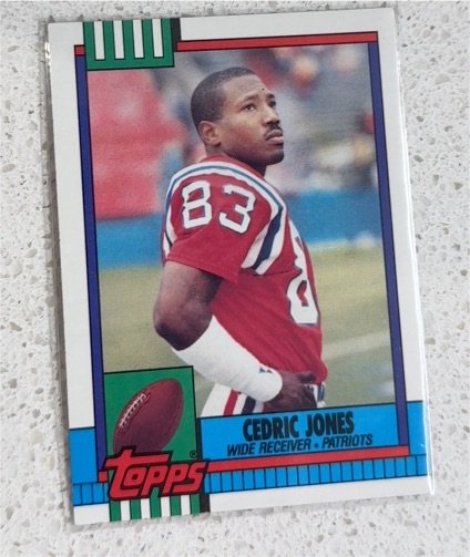 1990 Topps #424 Cedric Jones — front