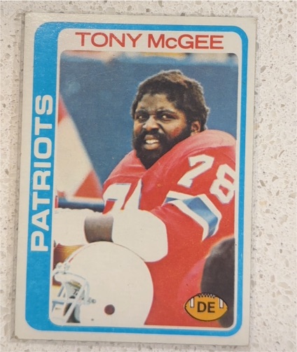 1978 Topps #16 Tony McGee — front