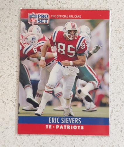 1990 Pro Set #206 Eric Sievers — front