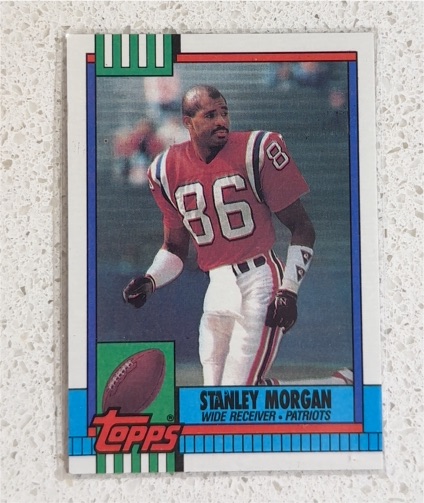 1990 Topps #423 Stanley Morgan — front