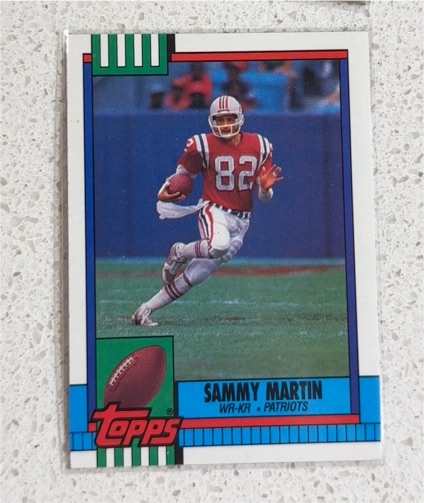 1990 Topps #422 Sammy Martin — front