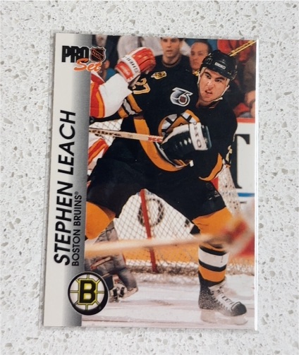 1992-93 Pro Set #6 Stephen Leach — front