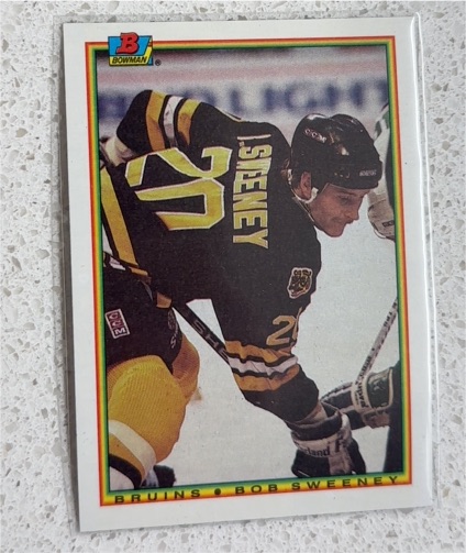 1990-91 Bowman #28 Bob Sweeney — front
