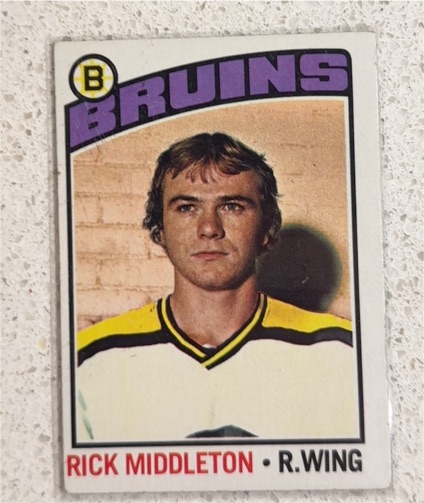 1976-77 O-Pee-Chee #127 Rick Middleton — front