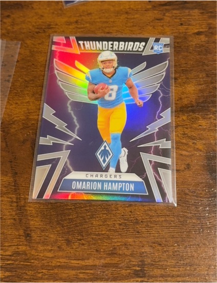 2025 Panini Phoenix Thunderbirds #28 Omarion Hampton — front