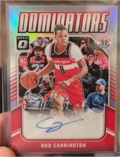 2024-25 Panini Donruss Optic Dominators #RDS-BUB Bub Carrington — front