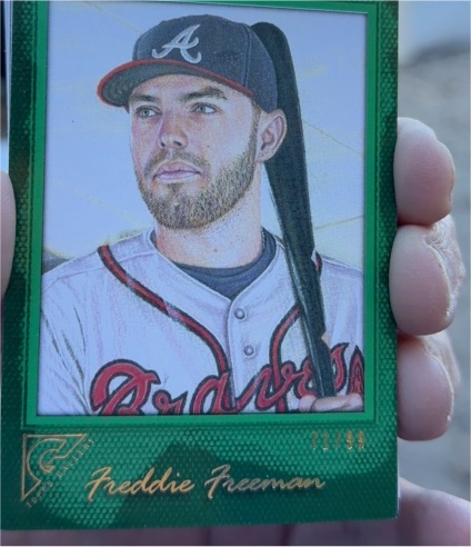 2017 Topps Gallery #80 Freddie Freeman — front