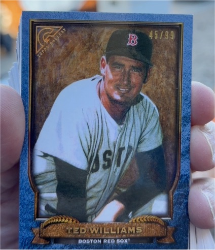 2017 Topps Gallery #HOF-2 Ted Williams — front