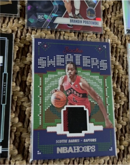 2021-22 Panini NBA Hoops Rookie Sweaters #RSW-SB Scottie Barnes — front