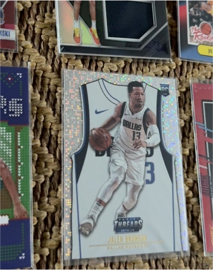 2018-19 Panini Threads #124 Jalen Brunson — front