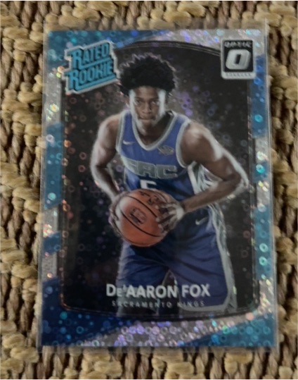2017-18 Panini Donruss Optic #196 De'Aaron Fox — front