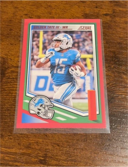 2025 Score #199 Golden Tate III — front