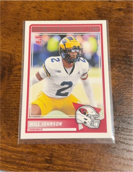 2025 Panini Score #11 Will Johnson — front