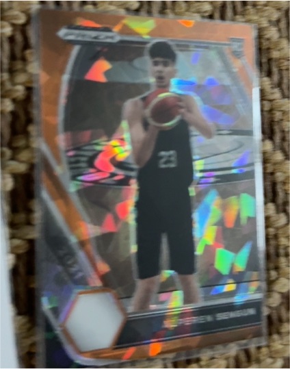 2021 Panini Prizm Draft Picks #42 Alperen Sengun Orange Ice — front