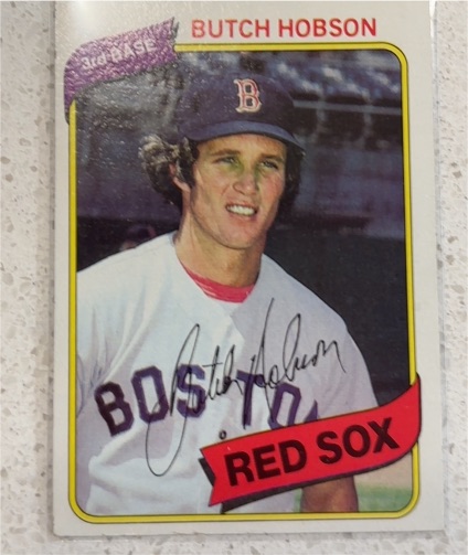 1980 Topps #420 Butch Hobson — front