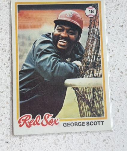 1978 Topps #125 George Scott Boston Red Sox — front