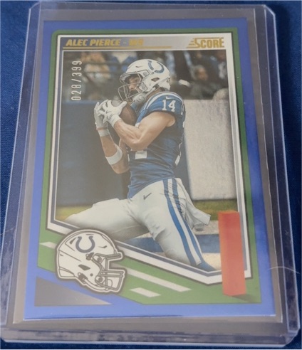 2025 Panini Score #72 Alec Pierce — front