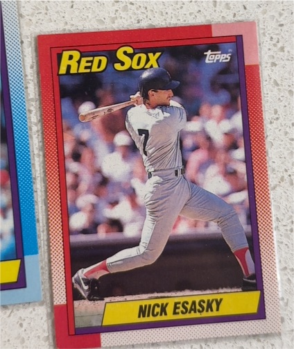 1990 Topps #206 Nick Esasky — front
