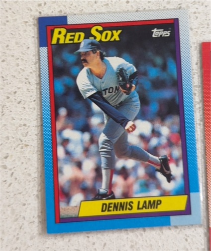 1990 Topps #338 Dennis Lamp — front