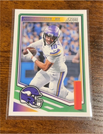 2025 Panini Score #230 Justin Jefferson — front