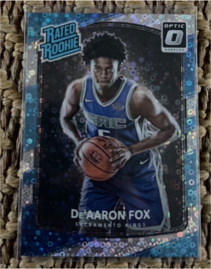 2017-18 Panini Donruss Optic #196 De'Aaron Fox — front