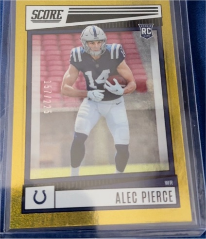 2022 Panini Score #386 Alec Pierce — front