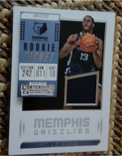 2018-19 Panini Contenders Rookie Ticket #RT-JJJ Jaren Jackson Jr. — front