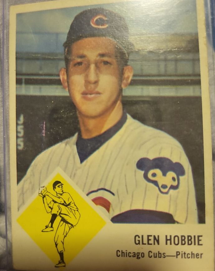 1963 Fleer #31 Glen Hobbie — front