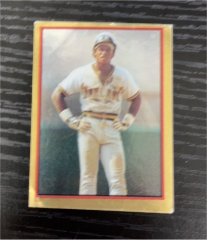 1983 Topps Stickers #103 Rickey Henderson — front