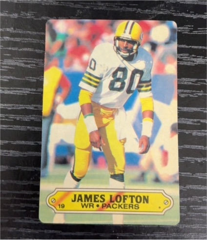 1983 Topps #19 James Lofton — front