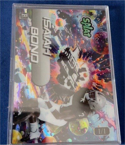 2025 Wild Card Galactic Splat #1/1 Isaiah Bond — front