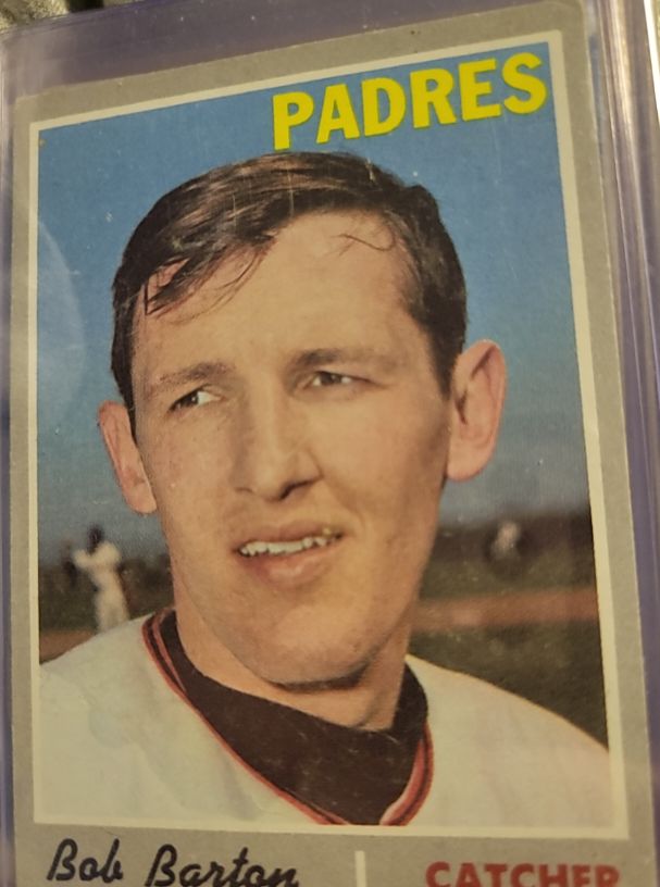 1970 Topps #352 Bob Barton — front