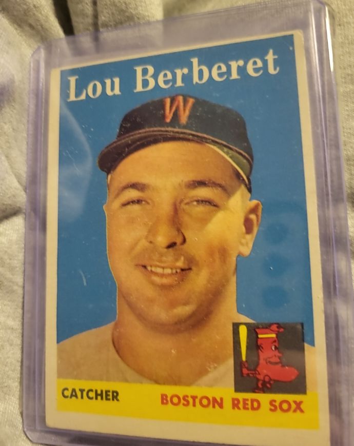 1958 Topps #383 Lou Berberet — front